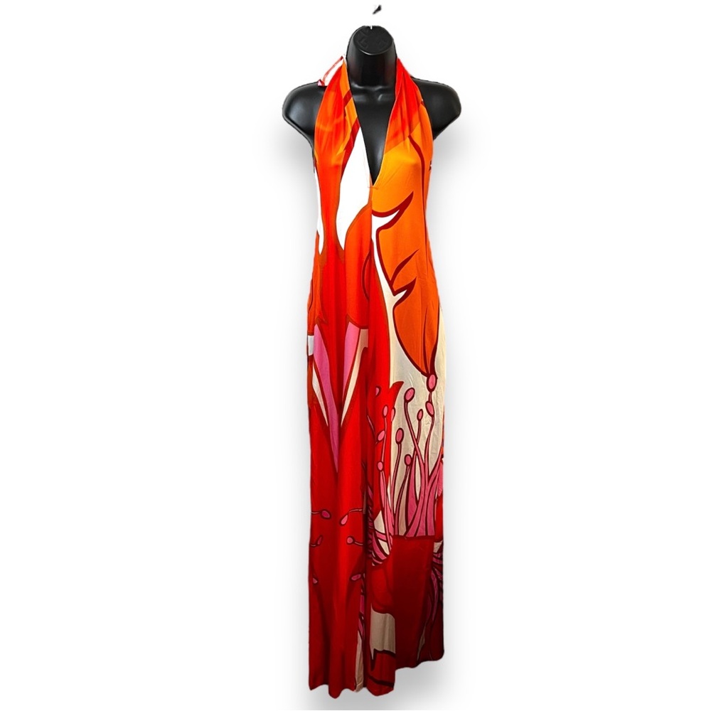 Dress Day womens’ printed halter knit jumpsuit